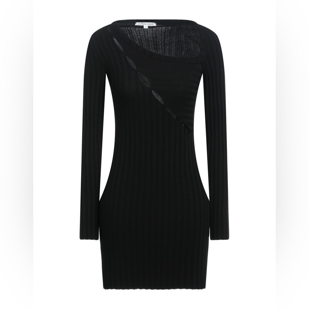 Cotton Citizen Capri cut out Sheath Dress black s